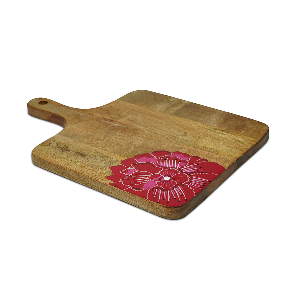 Cheese Board w Handle - Alpenrose