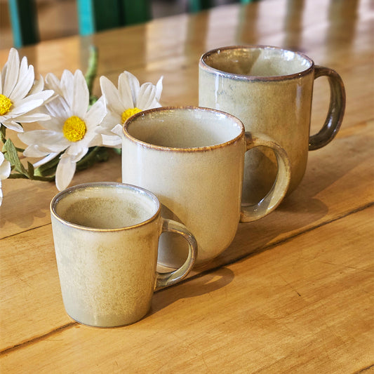 Espresso Mug/ Demi Tasse Cup 90 ML - Moon White - Warp (Set of 6)