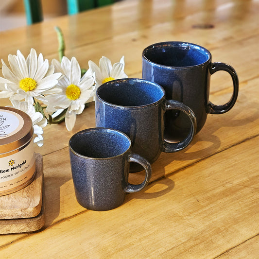 Espresso Mug / Demi Tasse Cup 90 ML - Night Blue - Warp (Set of 6)