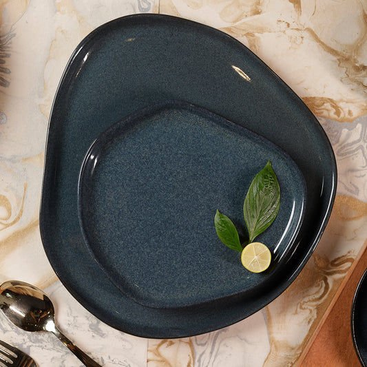 Dinner Plate 11 inch, Night Blue - Warp (Set of 4)