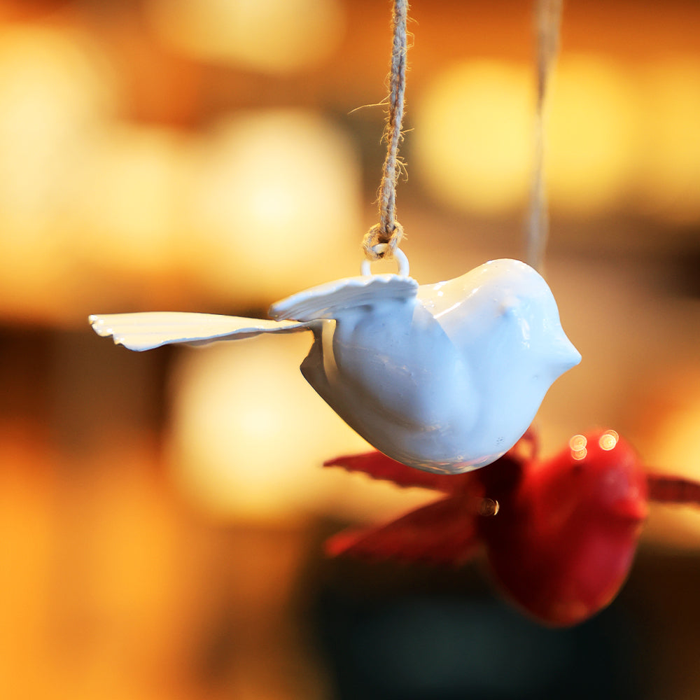 Flying Bird - Hanging Metal Bird Decor