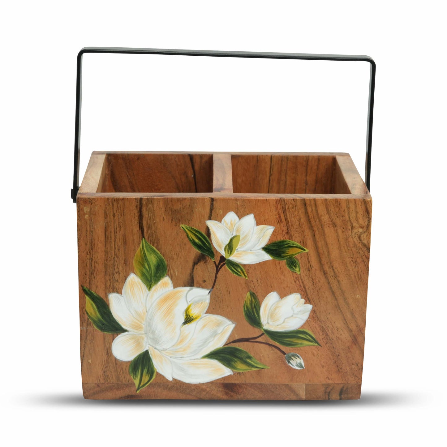 Handpainted Caddy - Sweet Magnolias