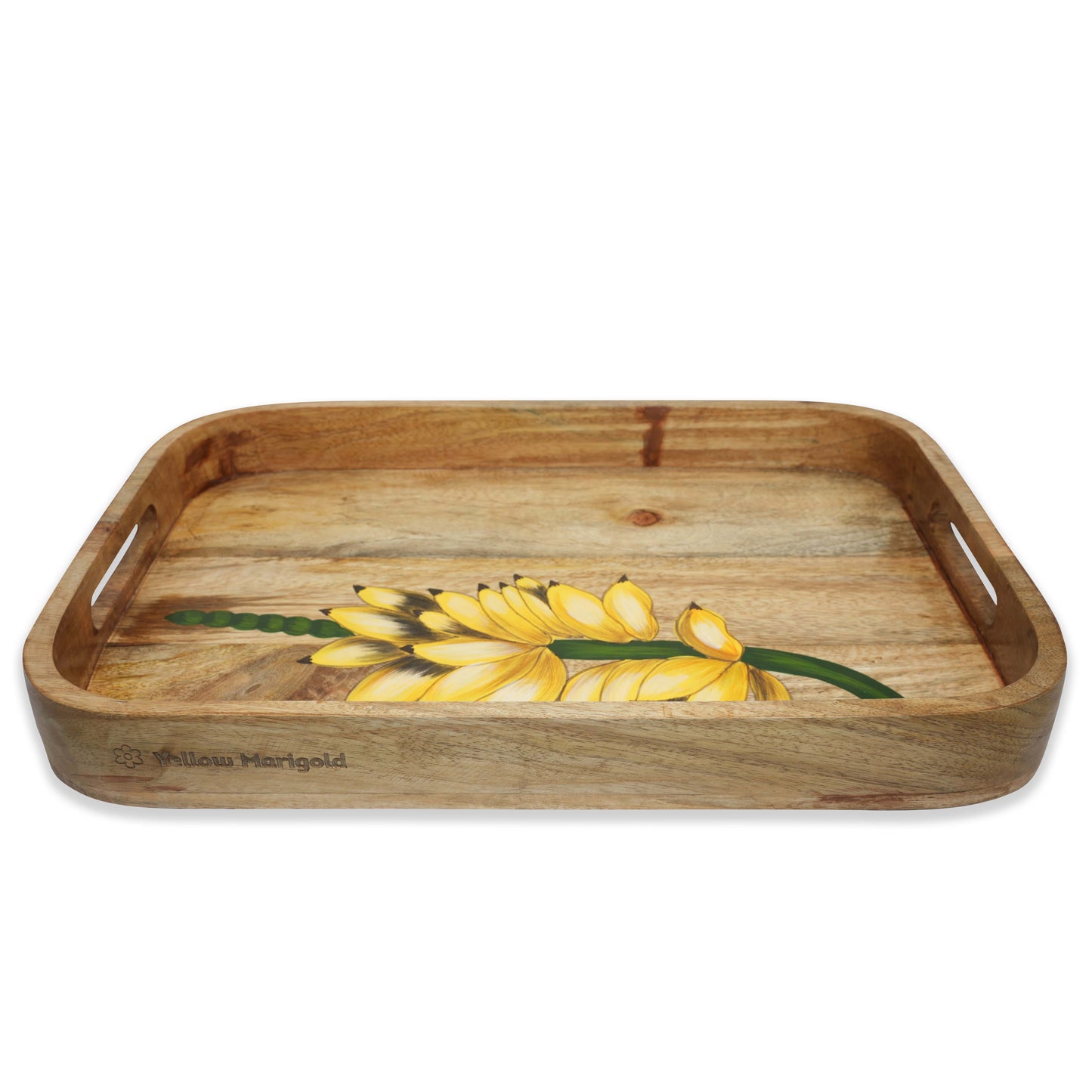 Handpainted Rectangular Tray - Banana Bunch