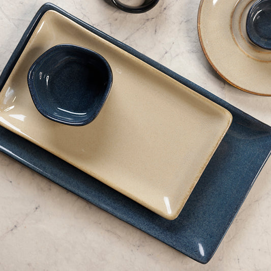 Sweet Bowl/ Katori, Night Blue - Warp (Set of 4)