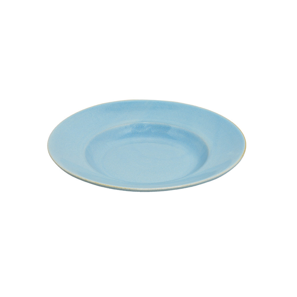 Pasta Plate 11 inch - Powder Blue - Vintage Paris