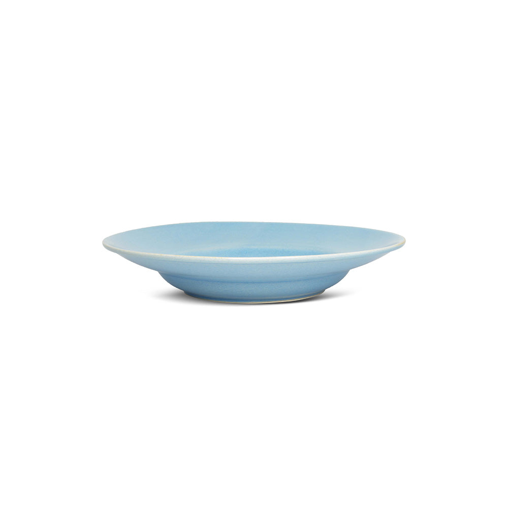 Pasta Plate 11 inch - Powder Blue - Vintage Paris