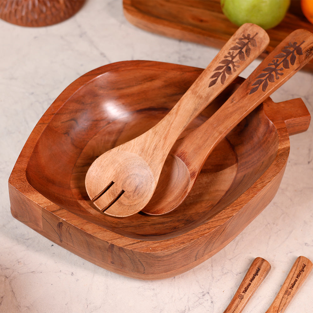 Masai Paw Paw Wooden Salad Bowl