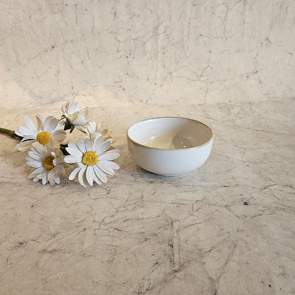 Portion Bowl 5 inch - Cotton White - Vintage Paris