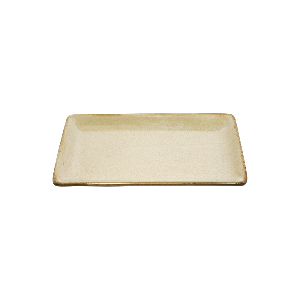 Reactangular Platter Small, Moon White - Warp