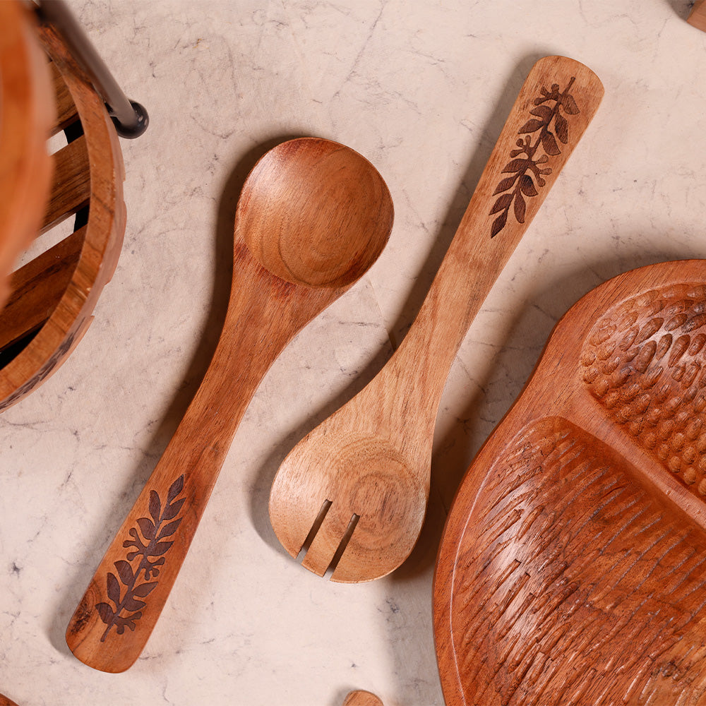 Masai Salad Serving Set (2 Pc)