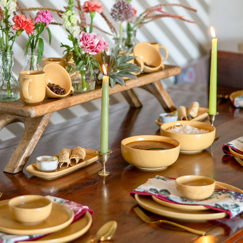 Serving Bowl 600 ML - Sand Yellow - Desert Sky (Set of 2)