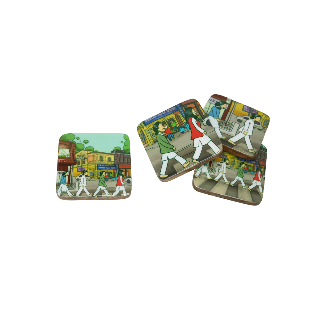 Square Coasters - Echoes of Dehradun - Ashley Hall