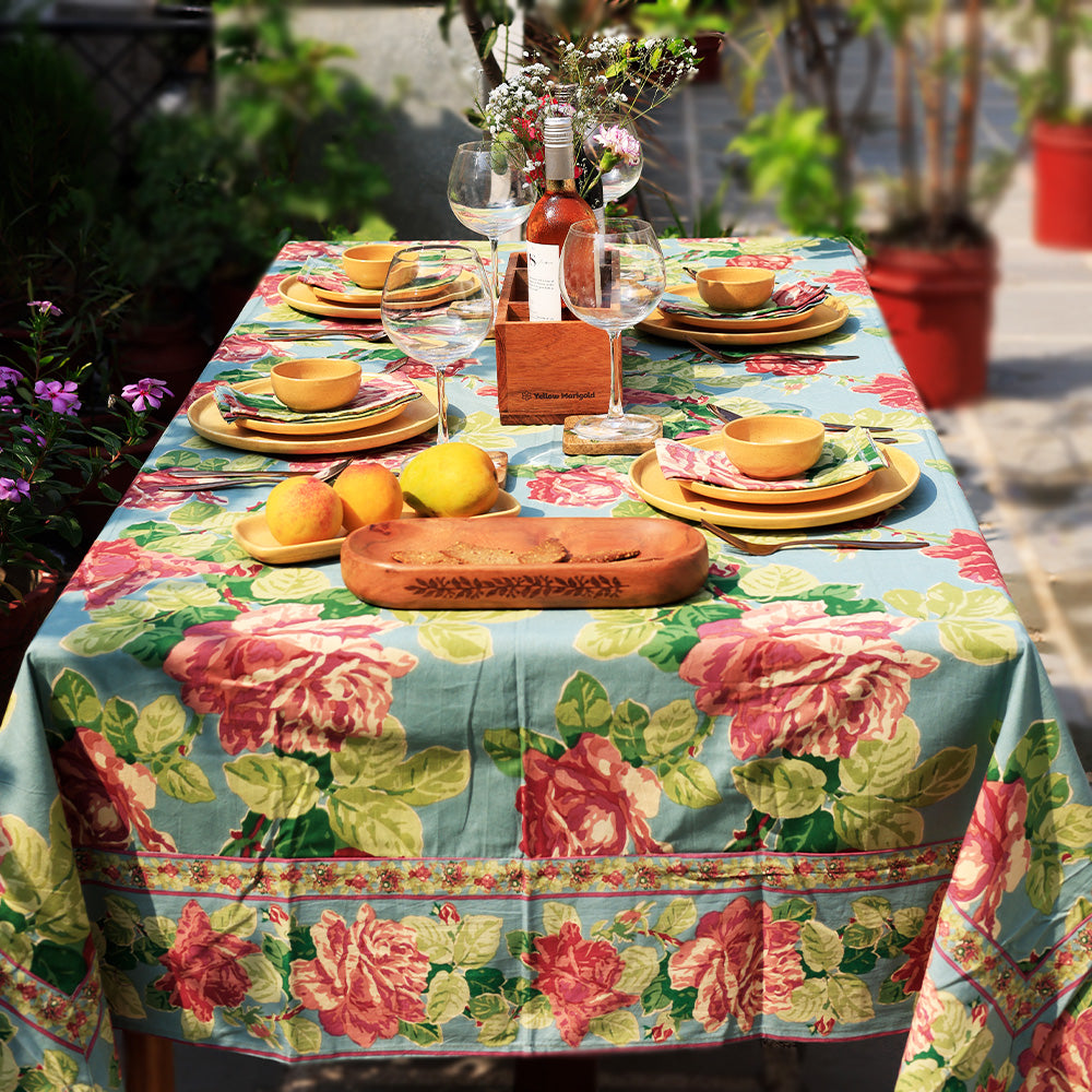 Yellow Marigold Table Cover – Austin Rose Aqua