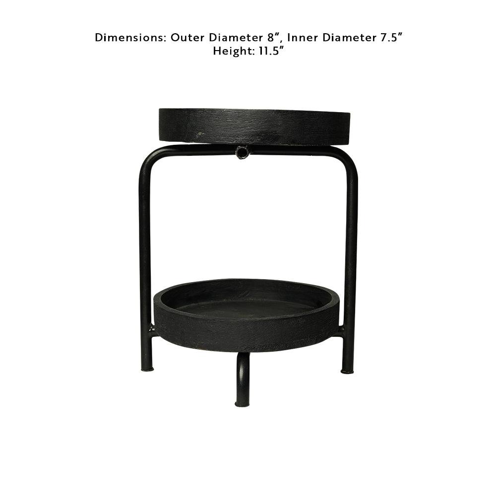 Wooden 2-Tier - Alpenrose