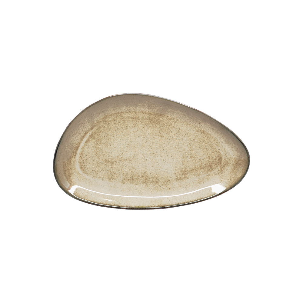 Traingle Platter Small, Moon White - Warp