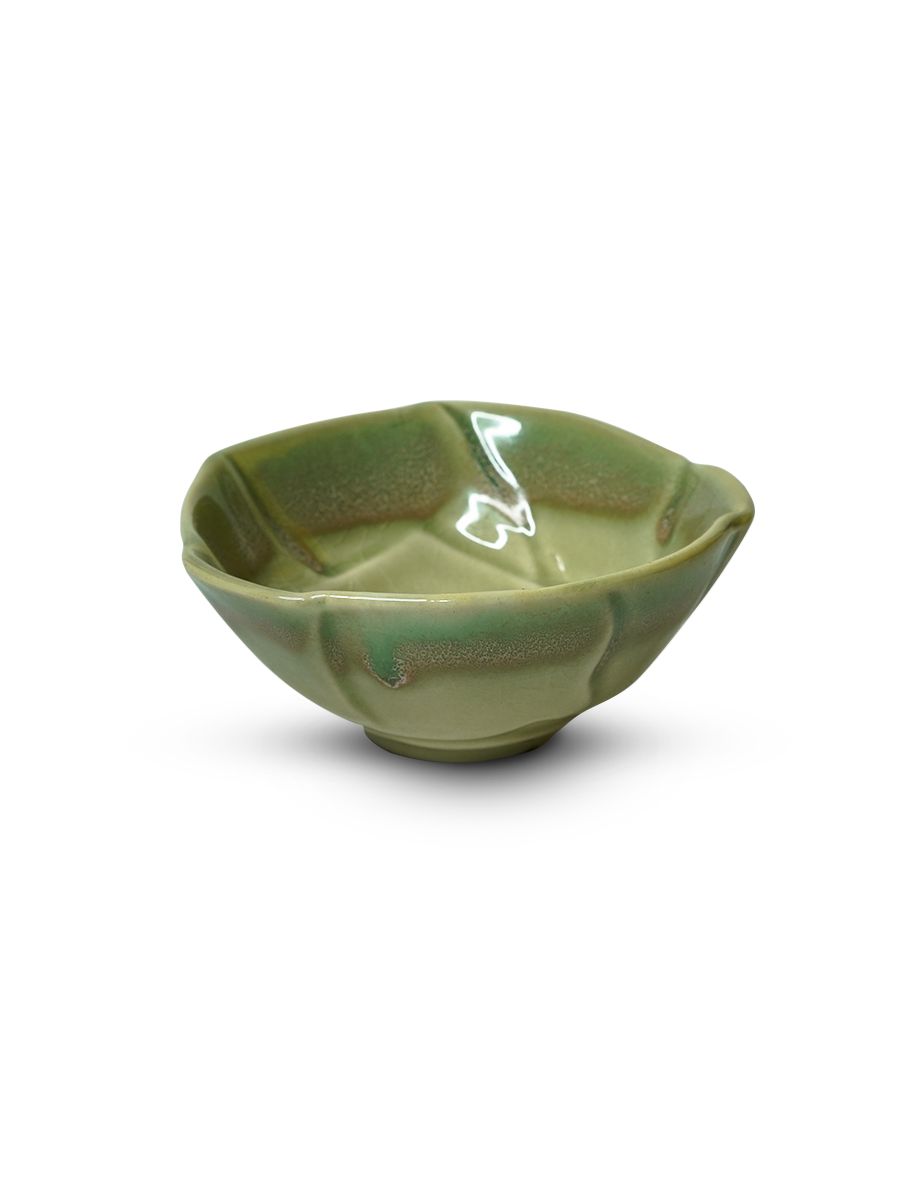 Yellow Marigold Oyster Rocky Bowl set of 2 – handcrafted ceramic textured bowls inspired by sea‑rock form