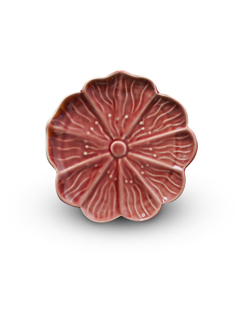 Plum Blossom Plate - Yellow Marigold