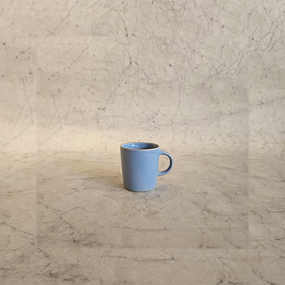Mug-Small-Espresso/ Demi Tasse Cup 90 ML - Powder Blue - Vintage Paris (Set of 6)