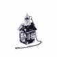 Black Metal Hanging Birdhouse Lantern - Rustic Home Decor