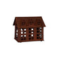 Christmas Cottage Metal Tealight House – Handcrafted Décor