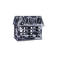 Christmas Cottage Metal Tealight House – Handcrafted Décor