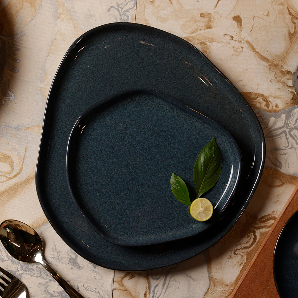 Dinner Plate 11 inch, Night Blue - Warp (Set of 4)