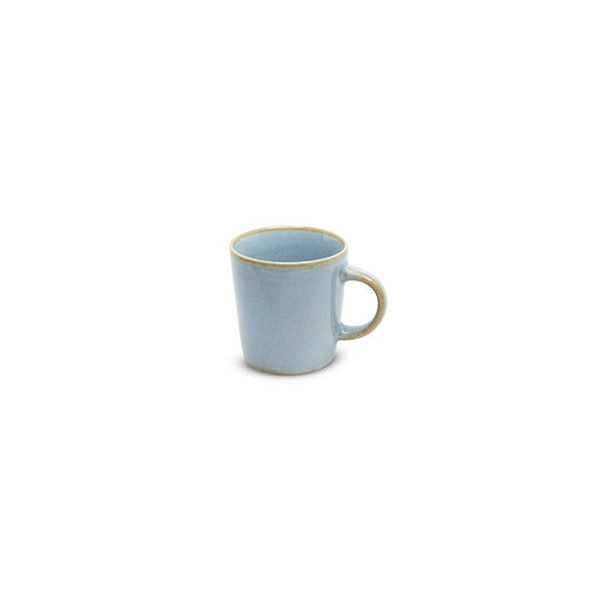 Mug-Small-Espresso/ Demi Tasse Cup 90 ML - Powder Blue - Vintage Paris (Set of 6)