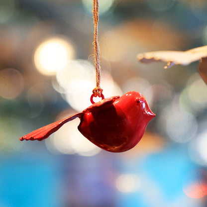 Flying Bird - Hanging Metal Bird Decor