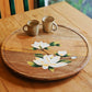 Handpainted Lazy Susan - Sweet Magnolias