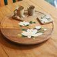 Handpainted Lazy Susan - Sweet Magnolias
