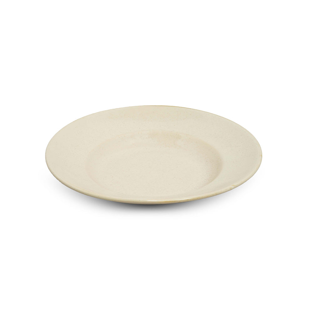 Pasta Plate 11 inch - Cotton White - Vintage Paris