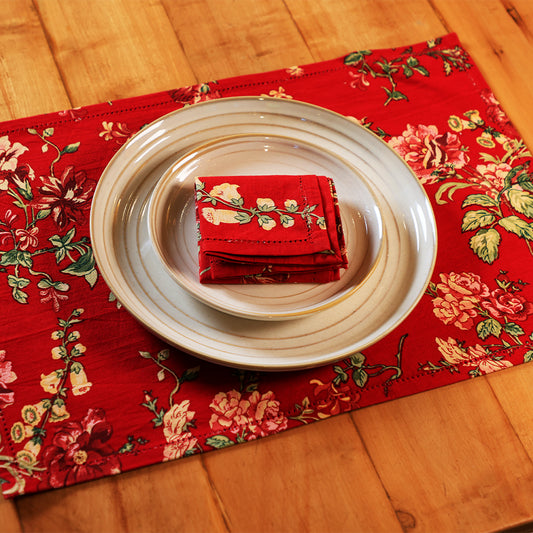 Placemats (Set of 6) - Milene Red