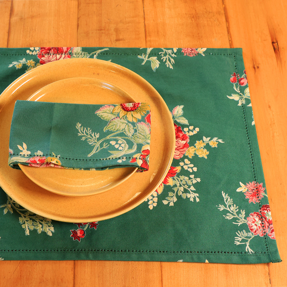 Placemat (Set of 6) - Russian Chintz Green