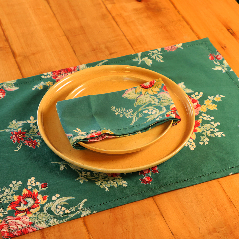 Placemat (Set of 6) - Russian Chintz Green