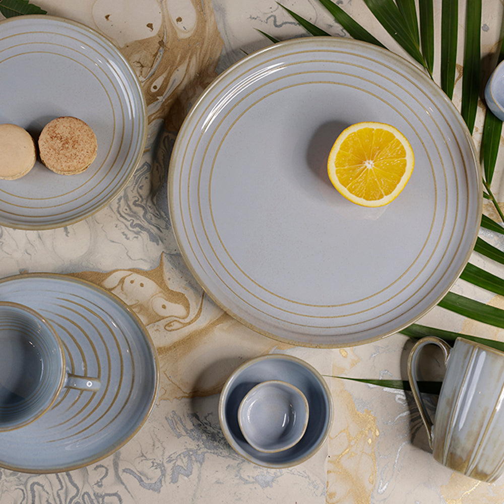 Quarter Plate 7.5 inch - Powder Blue - Vintage Paris