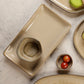 Reactangular Platter Small, Moon White - Warp