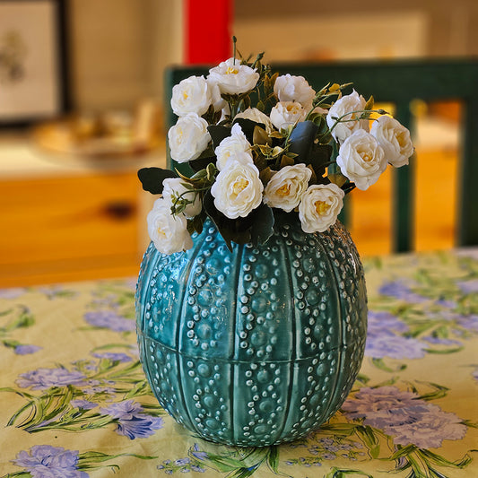 Round Metal Vase