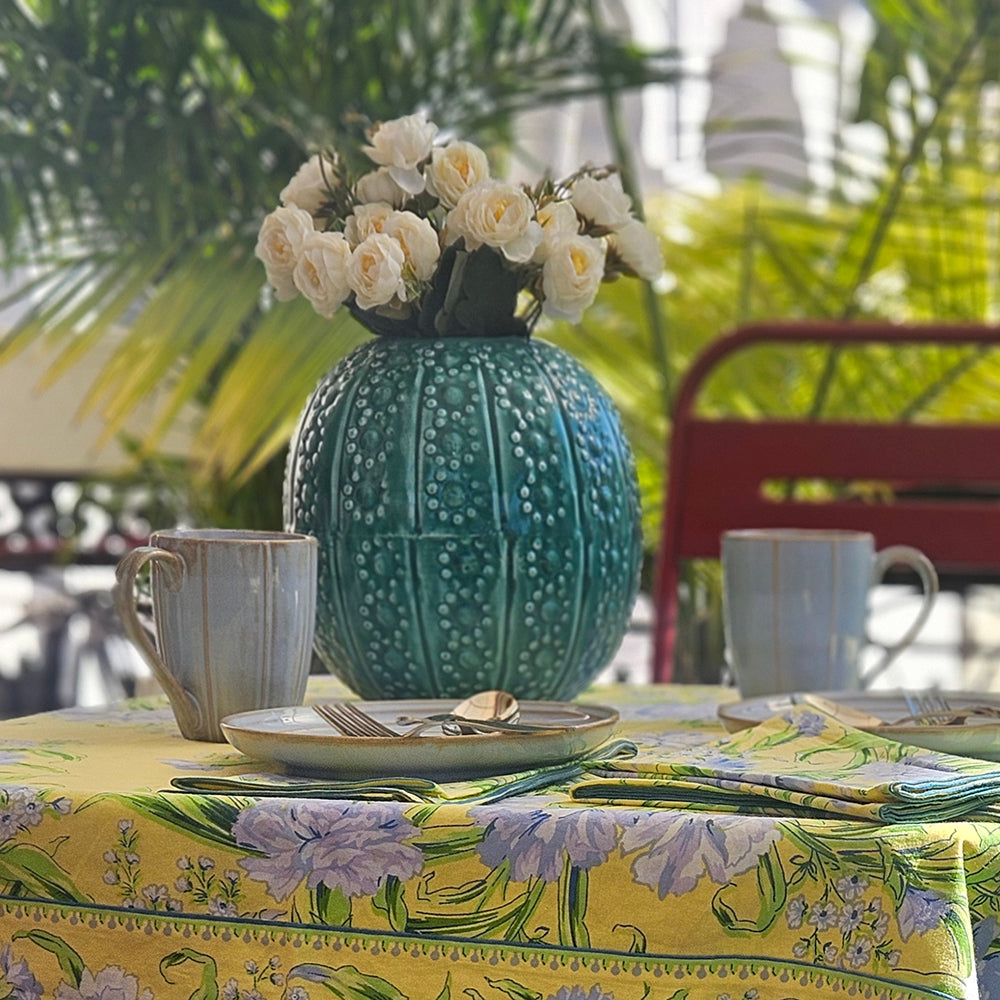 Round Metal Vase