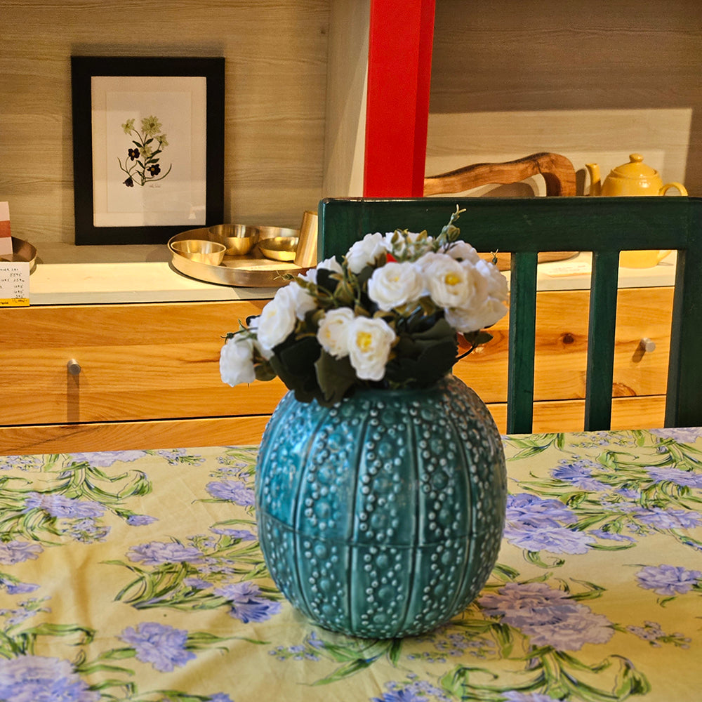 Round Metal Vase