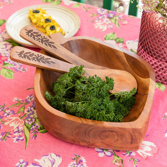 Masai Paw Paw Wooden Salad Bowl