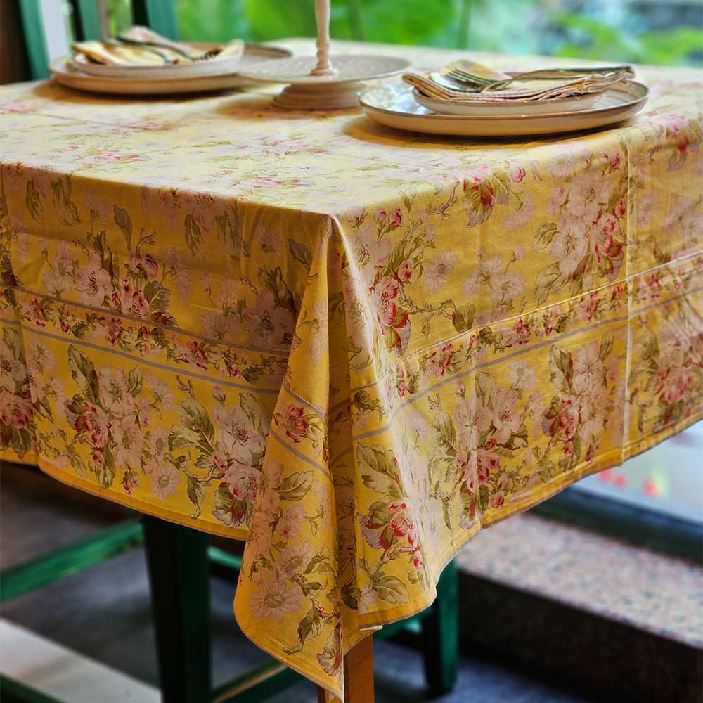 Apple Blossom - Yellow - Table Cover