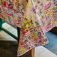 Eternal Rose - White - Cotton Table Cover