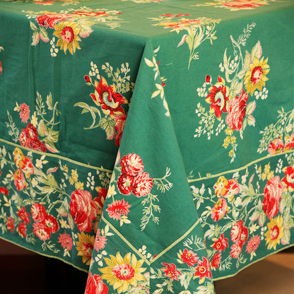 Table Cover - Russian Chintz Green