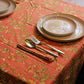 Sweet Pea - Coral - Cotton Table Cover