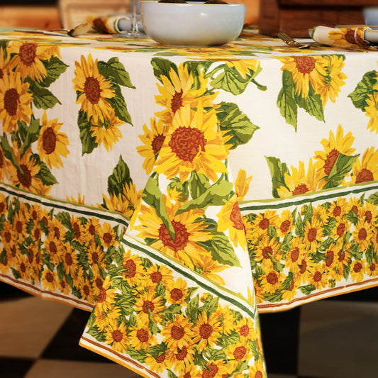 table cover - sunflower