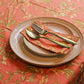 Sweet Pea - Coral - Table Napkins – Set of 6