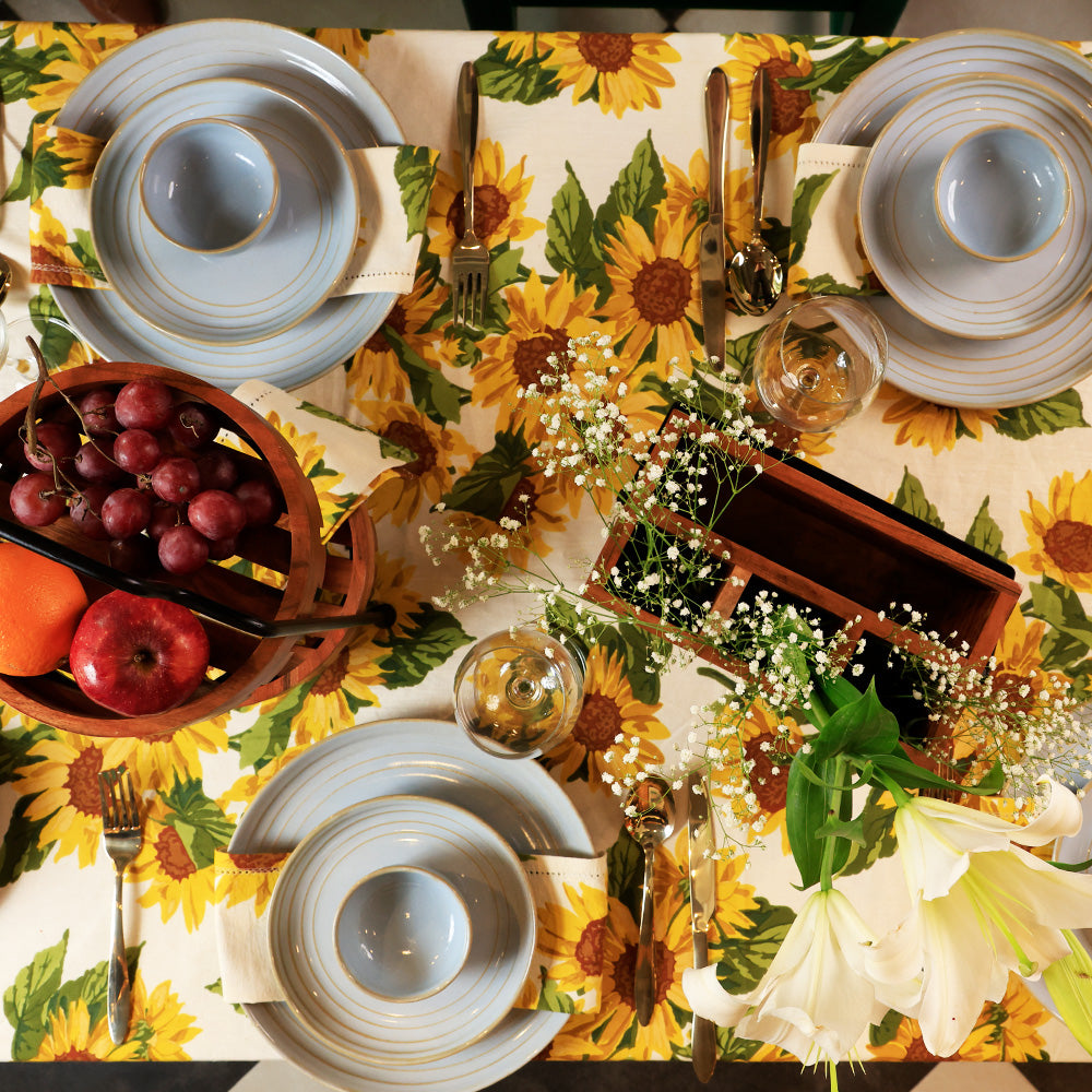 table cover - sunflower4