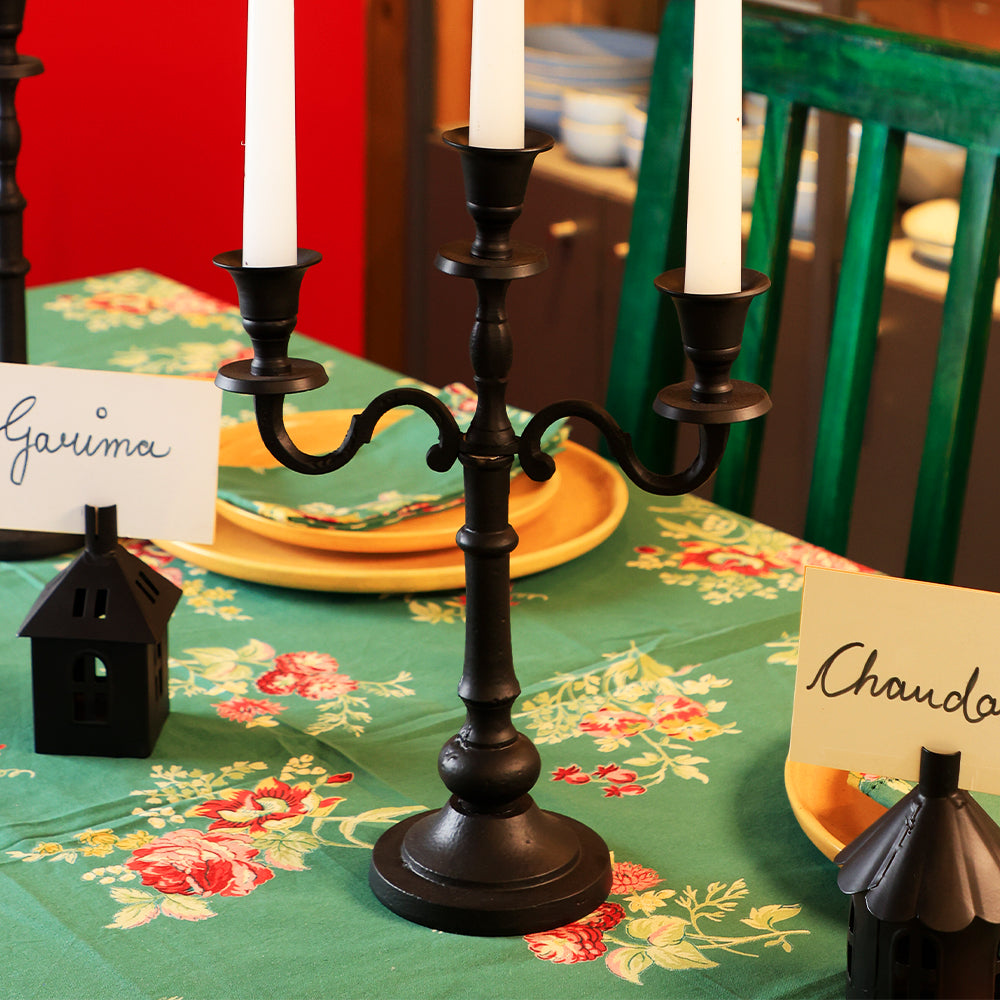 The Matte Edit - Three Stick Candle Holder in Metal