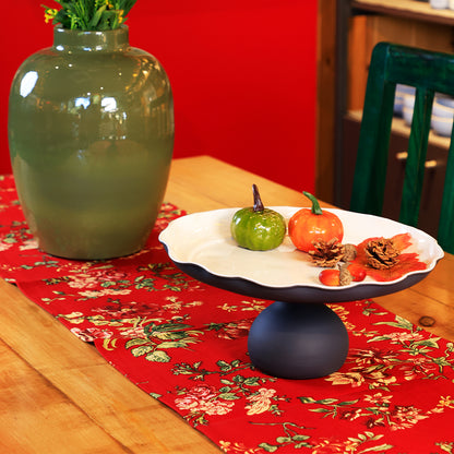 Floral Bloom Metal Cake Stand