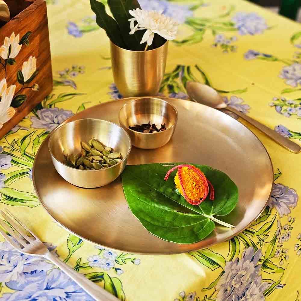 UMA Kansa Dinner Set - Handcrafted Pure Bronze Dinnerware